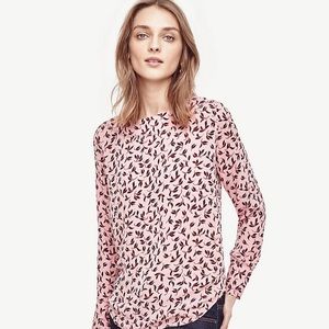 ANN TAYLOR leafy boatneck top